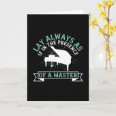 Piano - Als in aanwezigheid van een meester Kaart (Gele Bloem)