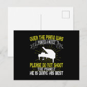 Piano - Alsjeblieft, schiet de pianist niet neer Briefkaart (Voorkant / Achterkant)