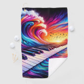 Piano Art Golfhanddoek (Insitu)