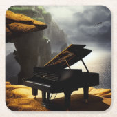 Piano Art Kartonnen Onderzetters (Voorkant)