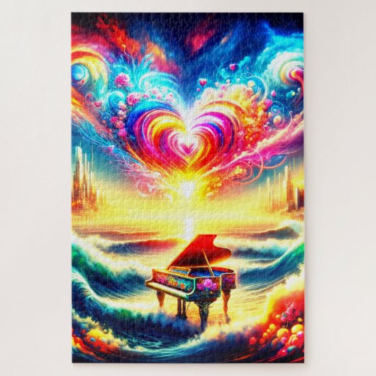 Piano Art Legpuzzel (Verticaal)