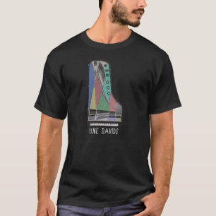 Piano Art met Luke Davids Text T-shirt