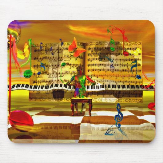 Piano art muismat (Voorkant)
