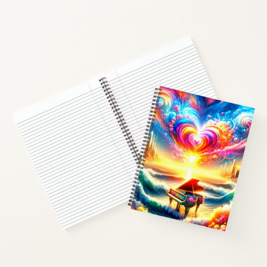 Piano Art Notitieboek (Binnen)