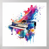 Piano art poster (Voorkant)