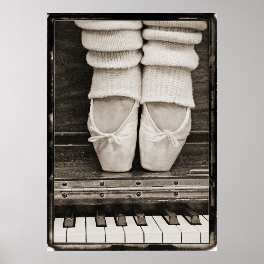 Piano Ballet Duet, groot formaat Poster (Voorkant)