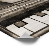 Piano Ballet Duet klein Poster (Hoek)