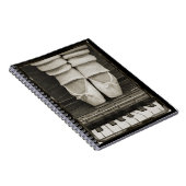 Piano Ballet Duet-laptop Notitieboek (Rechterzijde)