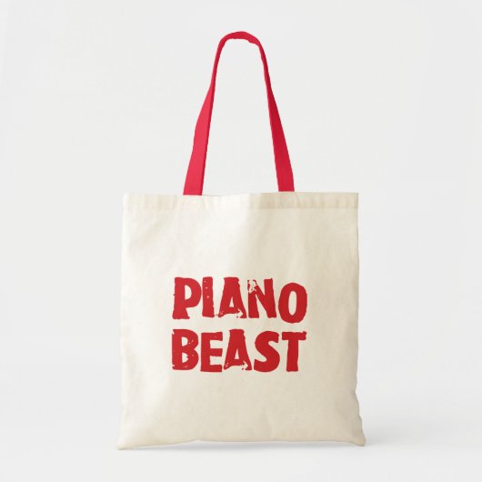 Piano Beast Totebag Tote Bag (Voorkant)