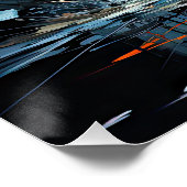 Piano Beauty, AI-gegenereerde fantasie, Perfect Poster (Hoek)