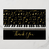 piano bedankt kaart (Voorkant)