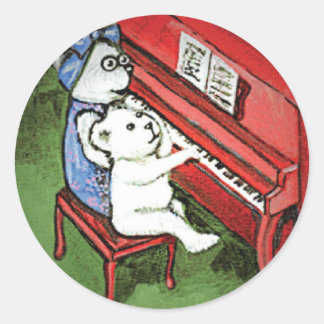 Piano Beren Sticker