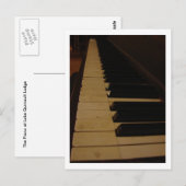 Piano bij het Quinault Lodge-meer Briefkaart (Voorkant / Achterkant)