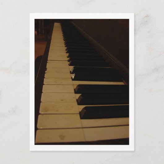 Piano bij het Quinault Lodge-meer Briefkaart (Voorkant)