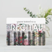  Piano Bloemen Ontwerp recital, Muziek Event Kaart (Staand voorkant)