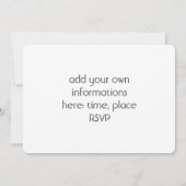  Piano Bloemen Ontwerp recital, Muziek Event Kaart (Achterkant)