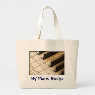 Piano Books Bag Grote Tote Bag