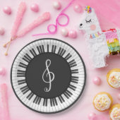 Piano-Borden  partij concertoverweging Papieren Bordje (Feest)