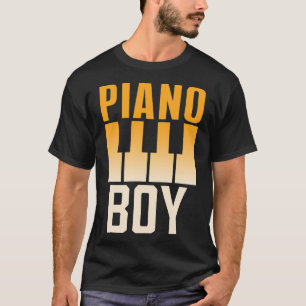 Piano Boy Instrumentspeler Pianist Muzikant T-shirt