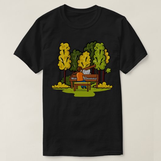 Piano Boy T-shirt (Design voorkant)