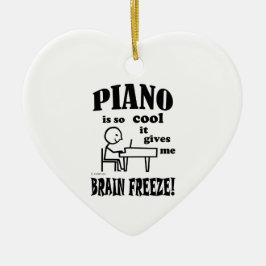 Piano, Brain Freeze Keramisch Ornament