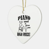 Piano, Brain Freeze Keramisch Ornament (Links)