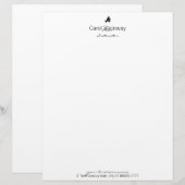 Piano Briefhoofd (Voorkant / Achterkant)