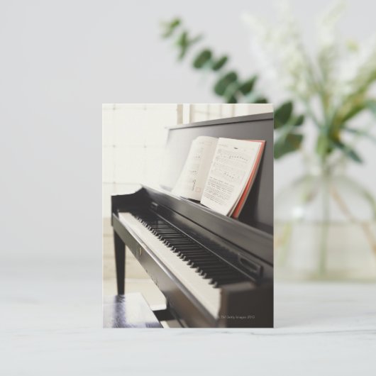 Piano Briefkaart (Staand voorkant)