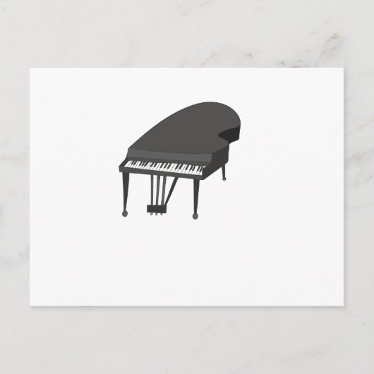 piano briefkaart (Voorkant)
