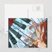 PIANO-BRIEFKAART BRIEFKAART (Voorkant / Achterkant)