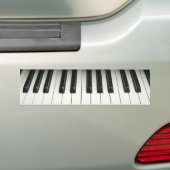 Piano Bumpersticker (Op auto)