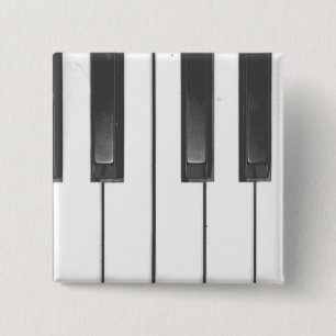 Piano-Button Vierkante Button 5,1 Cm