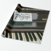piano cadeaupapier (Uitgerold)