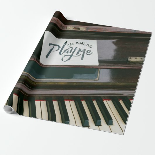  piano cadeaupapier (Uitgerold)