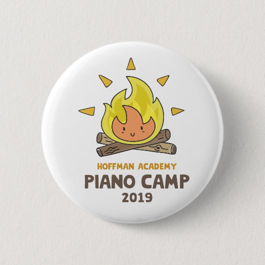 Piano Camp Ronde Button 5,7 Cm (Voorkant)