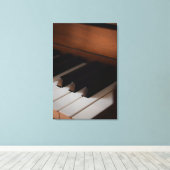 piano canvas afdruk (Insitu (Houten vloer))