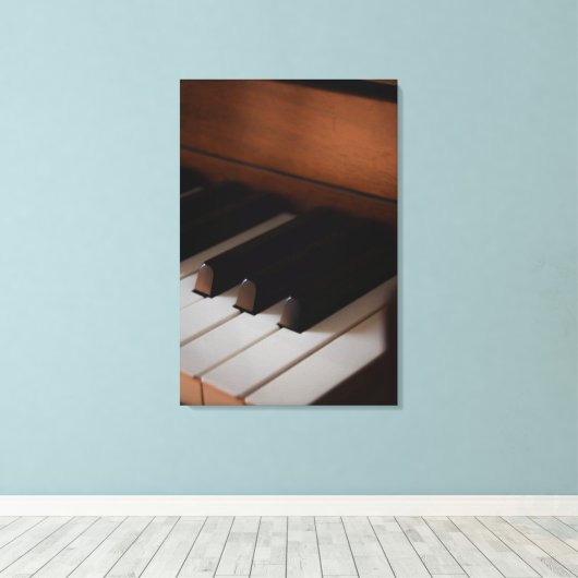 piano canvas afdruk (Insitu (Houten vloer))