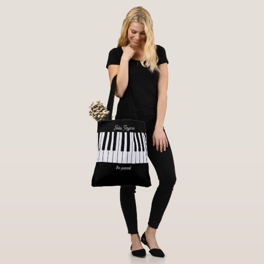 Piano Canvas tas voor stijlvolle Pianist (Op model)