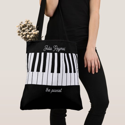 Piano Canvas tas voor stijlvolle Pianist (Dichtbij)