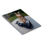 Piano Cat, Funny Somali Cat Musician die Piano spe Notitieboek (Rechterzijde)