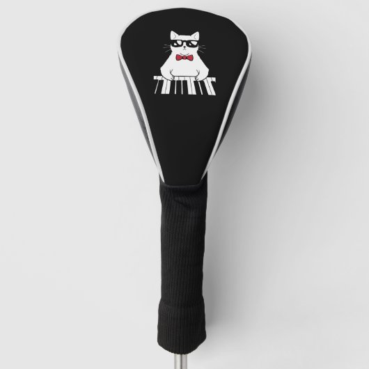 Piano Cat Golfheadcover (Voorkant)