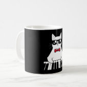 Piano Cat Koffiemok (Voorkant links)