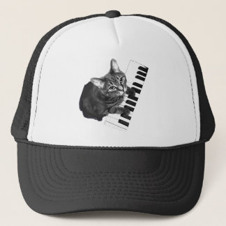 Piano Cat-T-shirt Trucker Pet