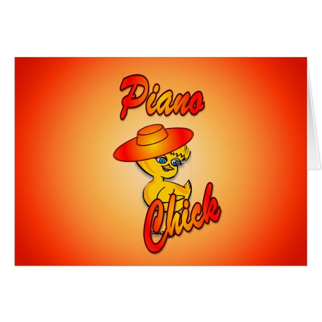 Piano Chick #5 (Voorkant Horizontaal)
