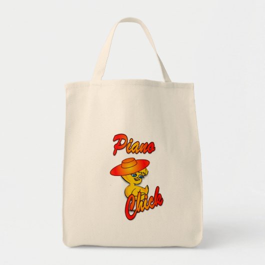 Piano Chick #5 Tote Bag (Voorkant)
