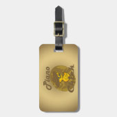 Piano Chick #6 Bagagelabel (Voorkant verticaal)