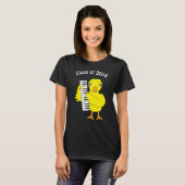 Piano Chick Afstuderen T-shirt (Voorkant volledig)