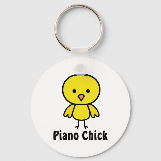 Piano Chick Sleutelhanger (Voorkant)