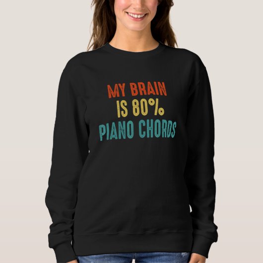 Piano Chords  My Brain is 80 Trui (Voorkant)