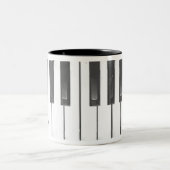 Piano Coffee Cup Tweekleurige Koffiemok (Center)